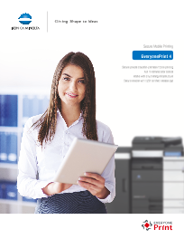 Everyone Print 4, Brochure, Konica-Minolta, OFFICECORP, Inc.