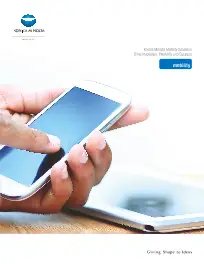 Mobility Brochure, Konica-Minolta, OFFICECORP, Inc.