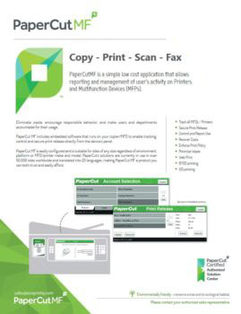 Papercut, Mf, Ecoprintq, OFFICECORP, Inc.